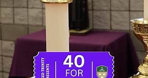 Each Friday, the Blessed Trinity Chapel is open for students to spend time with God during Adoration. Priests from around the Archdiocese visit campus every other Friday to offer the sacrament of Reconciliation to students. #40for40 #BeTheDifference #NowAndForever | Blessed Trinity Catholic High School