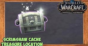 World of Warcraft Battle For Azeroth Scrimshaw Cache Location