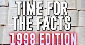 What happened in 1998. Time For The Facts