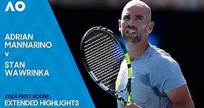 Adrian Mannarino v Stan Wawrinka Extended Highlights | Australian Open 2024 First Round