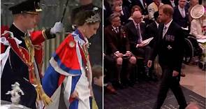 Harry è l'osservato speciale, William l'erede al trono: l'ingresso a Westminster dei figli di Carlo