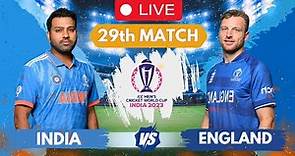 🔴 Live: India Vs England world cup match | IND Vs ENG Live Score - Star Sports #cricketworldcup2023