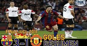 Barcelona vs Manchester United (3-1) Final Champions League 2011 - Mariano Closs