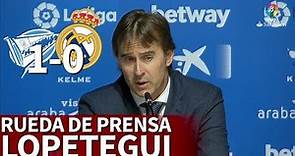 Alavés 1-0 Real Madrid | Lopetegui en rueda de prensa Diario AS