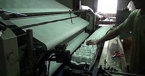 獨立筒床墊從顆粒製作成床墊半成品-台中佶豐彈簧床墊工廠