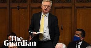 'In the name of God, go': Tory MP David Davis urges Boris Johnson to resign