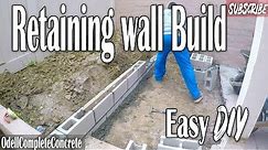 How to Build a Small Retaining Wall Easy DIY