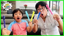 How To Make Rock Candy DIY Science Experiment with Ryan's World!!!!