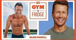 Glen Powell Shows Off His Gym & Fridge | Gym & Fridge | Men's Health