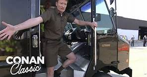 Conan Becomes A UPS Deliveryman | Late Night with Conan O’Brien