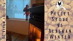 Pellet Stove vs. Alaska Winter | review | subzero temperatures | comfort bilt | Wood Heat | 2022