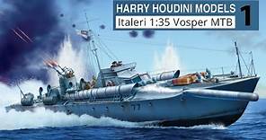 Italeri 1:35 Vosper Motor Torpedo Boat Box Open and Kit Review