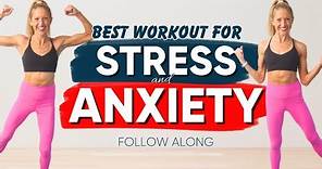 BEST workout for Stress And Anxiety (LOW IMPACT, Follow Along!)