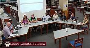 Amherst Regional School Committee: May 30, 2023