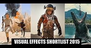 Academy Awards Visual Effects Shortlist Reel 2015