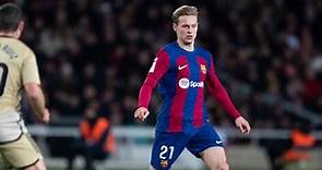 La afición del Barça tiene dudas sobre Frenkie de Jong en París