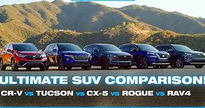 影／美汽車網站實測Tucson、CR-V、RAV4、CX-5及Rogue 誰是最佳休旅? | 發燒車訊