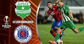 Aris Limassol vs. Rangers: Extended Highlights | UEL Group Stage MD 2 | CBS Sports Golazo - Europe