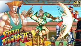 Street Fighter II - Guile (Arcade / 1991) 4K 60FPS