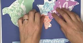 World Map Cut and Paste the Continents to Make a Map | Geography Activity
