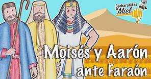 Moises y Aaron ante Faraon