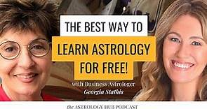 The Best Way to Learn Astrology for Free w/ Astrologer Georgia Stathis