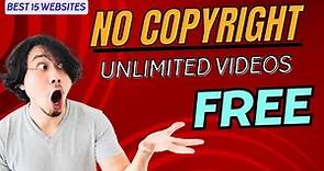 Top 15 Websites for Copyright Free Videos | Royalty Free Videos for YouTube