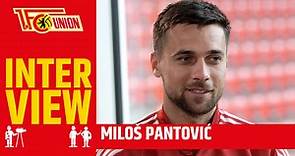 Spieltagsinterview mit Milos Pantovic