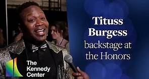 Tituss Burgess backstage at the 46th Kennedy Center Honors (2023)