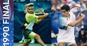 Pete Sampras vs Andre Agassi | US Open 1990 Final