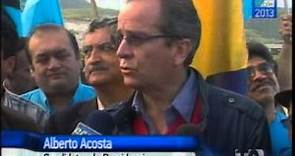 Acosta lanza su campaña desde el sur del país