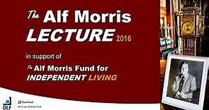 Alf Morris Lecture 2016