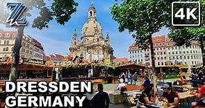 [4K] Walking in Dresden, Germany (with natural city sounds)