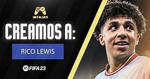 FIFA 23 RICO LEWIS PRO CLUBS CLUBES PRO LOOKALIKE CREATION FACE