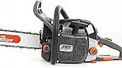 FARMMAC F380 72cc High-End Version 2-Cycle Gas Chainsaw with 24/25 Inch Alloy Solid Bar, 3.6KW 4.8HP, Power Chain Saw Compatible with Gasoline Saw MS380 038 Neotec NS872I
