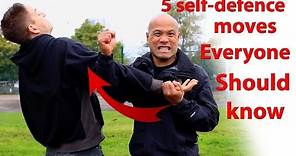 5 Self Defence moves everyone should know | Master Wong