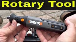 Worx WX106 Rotary Tool Review-Cordless Tool That Engraves, Polishes, And More