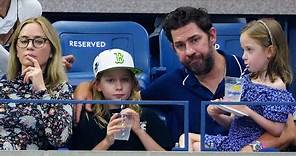 Emily Blunt and John Krasinski's Daughters Make RARE Appearance at US Open