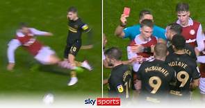 George Tanner sent off for horror tackle against Sheffield United
