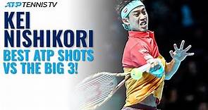 Kei Nishikori Best ATP Shots & Rallies vs The Big 3!