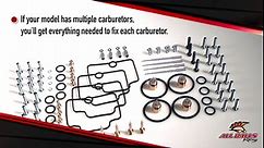 All Balls Racing Carburetor Rebuild Kit 26-1369 Compatible With/Replacement For Honda TRX450ER 2006, TRX450R 2006