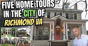 Tours Of 5 Homes For Sale In The City Of Richmond VA | Richmond City House Tours | City of Richmond