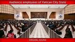 23 December 2021 Audience employees of Vatican City State Pope Francis