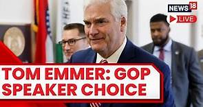 Tom Emmer LIVE | Tom Emmer, The Apparent Republican nominee for Speaker Post Speaks | US News N18L