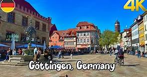 Göttingen, Germany walking tour 4K - A beautiful German city