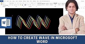 How to create wave in Microsoft word? | How do I make a wave in Word?