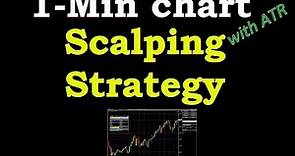 Scalping Strategy using 1-min chart and ATR | E-mini NASDAQ Futures #NQ_F