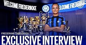FREDERIKKE THØGERSEN | EXCLUSIVE INTER TV INTERVIEW | #WelcomeFrederikke #InterWomen ⚫🔵