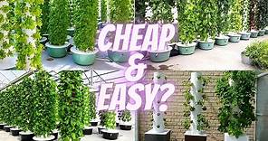 Can We Make an Affordable Easy DIY Hydroponic Grow Tower?