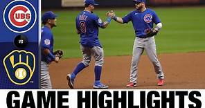 Jason Heyward's home run leads Cubs to win | Cubs-Brewers Game Highlights 9/12/20